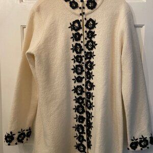 Cambridge Dry Goods 100% Wool Embroidered Jacket (L)